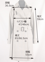 isato design works (イサトデザインワークス) グレンチェック トレンチコート|ベージュ系|レディース