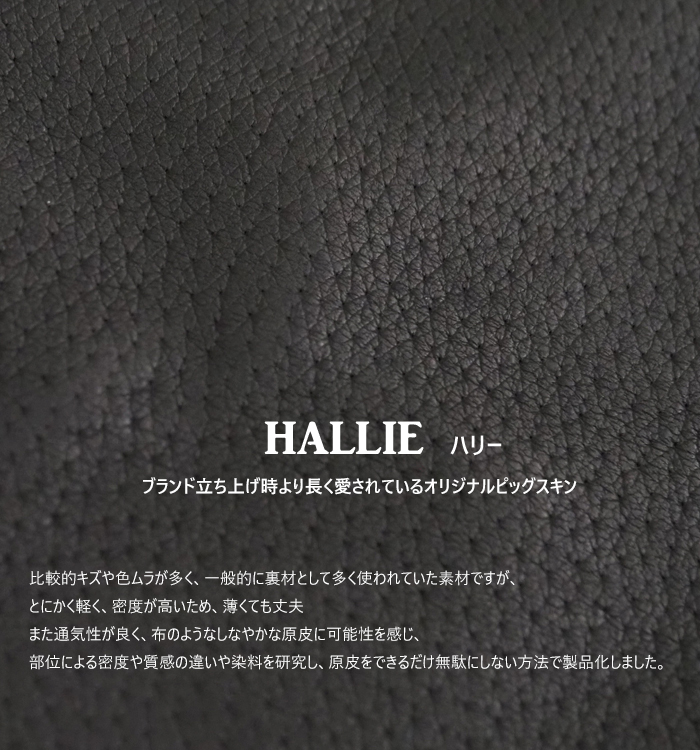 REN レン 本革フラットショルダーバッグ HALLIE ハリー